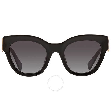 Miu Miu Grey Cat Eye Ladies Sunglasses MU 01YS .